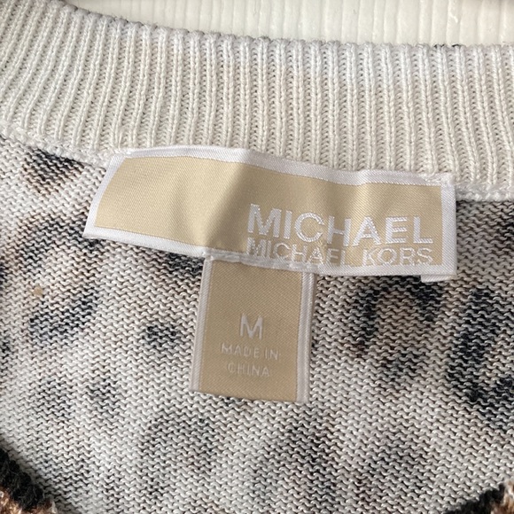 Michael Kors leopard print light sweater - Picture 3 of 10